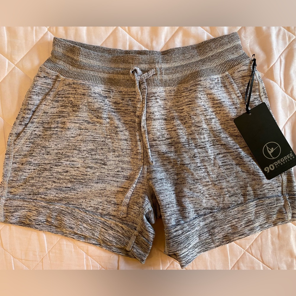 Grey Athleisure Shorts